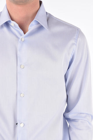 ZZEGNA wrinkle free slim fit shirt with classic collar
