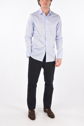 ZZEGNA wrinkle free slim fit shirt with classic collar