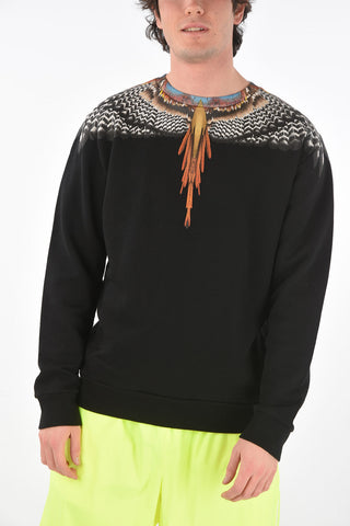 Crew Neck WINGS Printed Sweatshirt