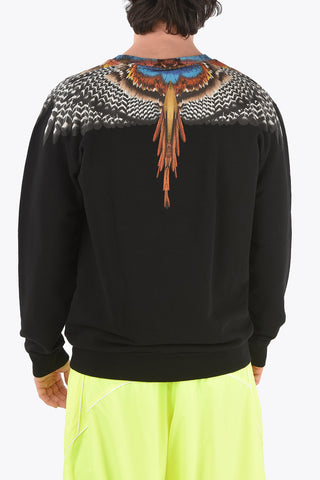 Crew Neck WINGS Printed Sweatshirt