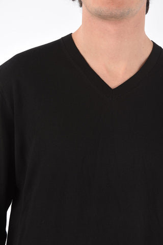 ZZEGNA maglia in lana scollo a v