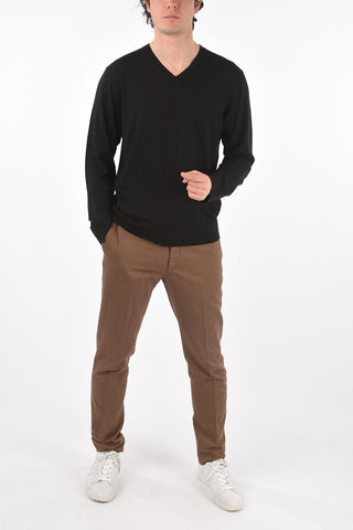 ZZEGNA maglia in lana scollo a v