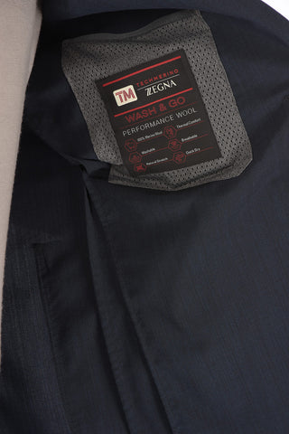 ZZEGNA wool side vents 2-button suit drop 8R