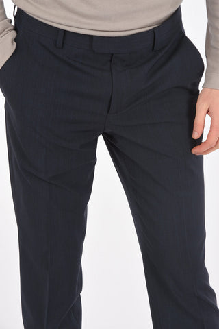 ZZEGNA wool side vents 2-button suit drop 8R