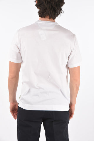 ZZEGNA crew-neck t-shirt with print