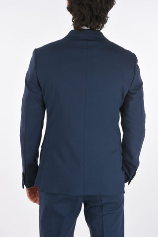 ZZEGNA side vents notch lapel 2-button suit