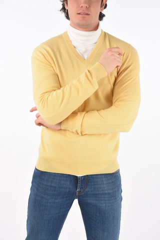 Maglia in Cashmere con Collo a V