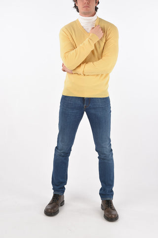 Maglia in Cashmere con Collo a V