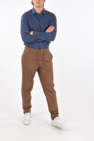 EZ LUXURY cotton stretch mid waist pants