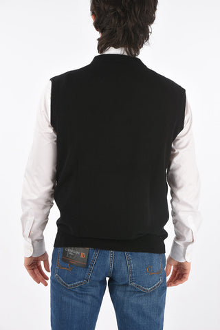V Neck Cashmere Vest