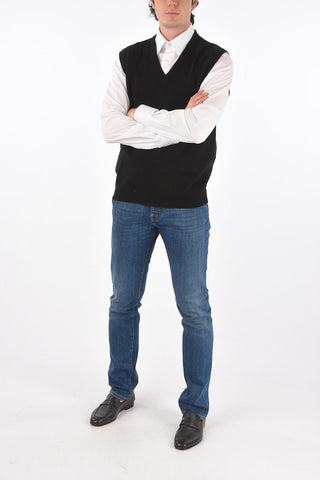 V Neck Cashmere Vest
