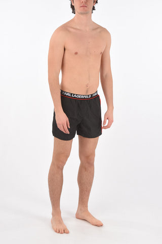 logoed waist band SPORT swim shorts