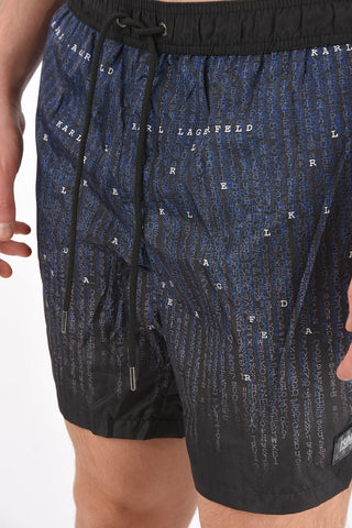 printed MATRIX swim shorts