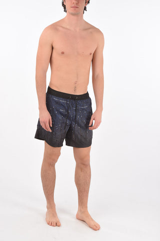 printed MATRIX swim shorts