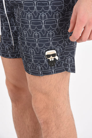 allo over printed CARRY OVER - IKONIC AOP swim shorts