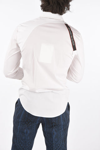 Logo Strap Cotton Shirt