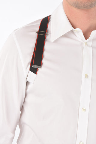 Logo Strap Cotton Shirt