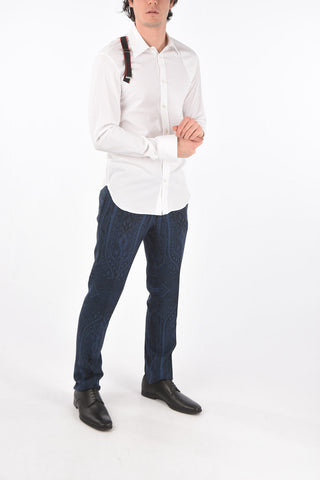 Logo Strap Cotton Shirt
