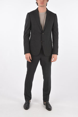 ZZEGNA wool side vents 2-button suit