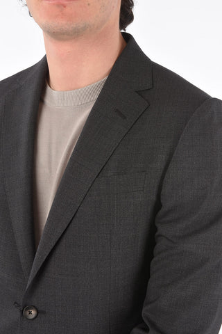 ZZEGNA wool side vents 2-button suit