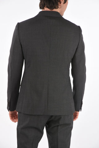 ZZEGNA wool side vents 2-button suit