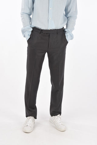 EZ TAILORING pantaloni regular fit in lana