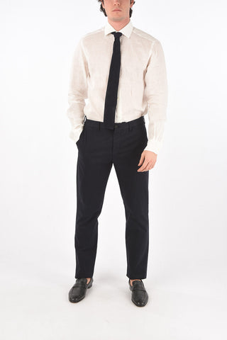 ZZEGNA cotton stretch 4 pockets pants
