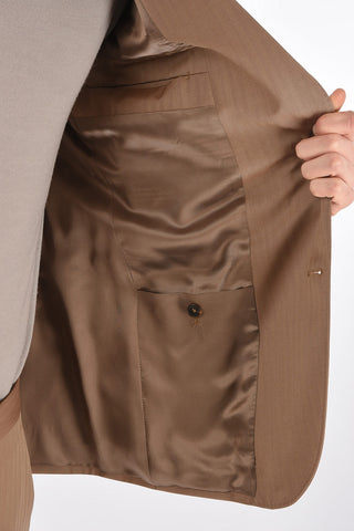 ZZEGNA side vents notch lapel 2-button suit