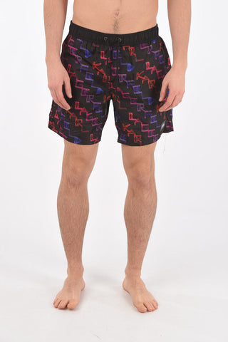printed  NEON AOP swim shorts