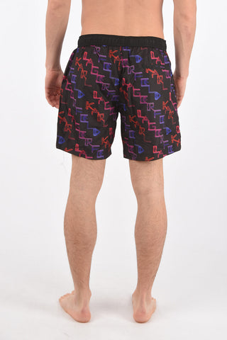 printed  NEON AOP swim shorts