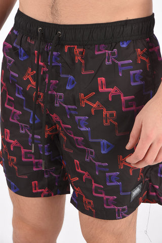 printed  NEON AOP swim shorts