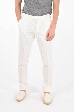 EZ LUXURY cotton and flax chinos pants