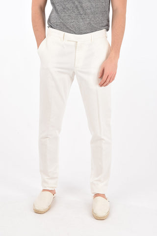 EZ LUXURY cotton and flax chinos pants