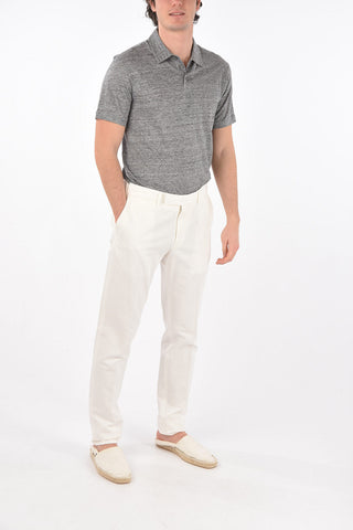 EZ LUXURY cotton and flax chinos pants