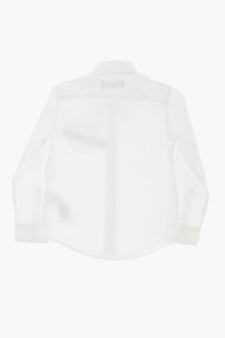 popeline shirt with breast pocket