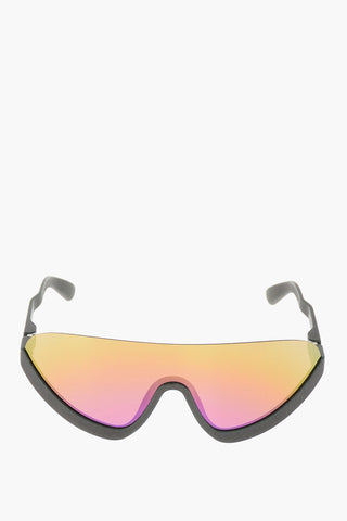 BERNHARD WILLHELM mirrored lenses BLAZE Shield sunglasses