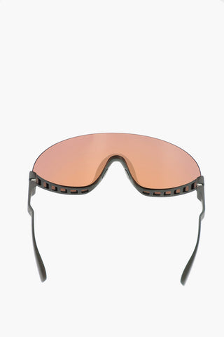 BERNHARD WILLHELM mirrored lenses BLAZE Shield sunglasses