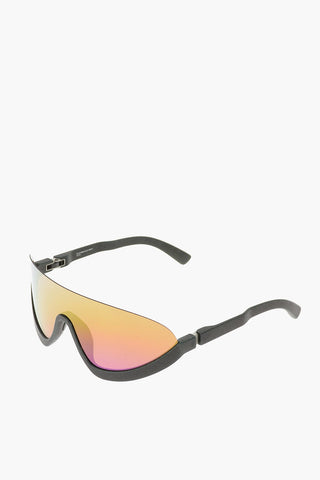 BERNHARD WILLHELM mirrored lenses BLAZE Shield sunglasses