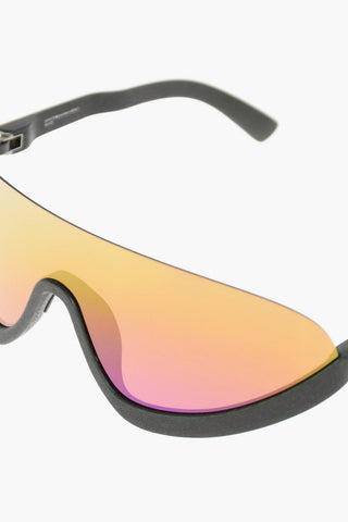 BERNHARD WILLHELM mirrored lenses BLAZE Shield sunglasses