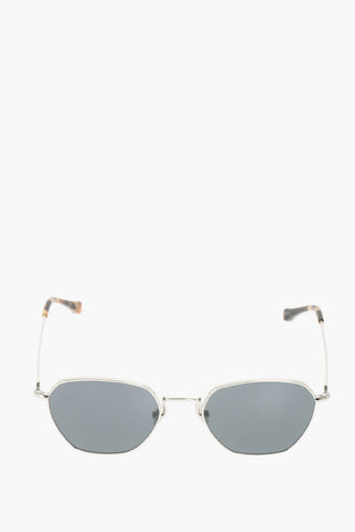 square frame sunglasses with chain