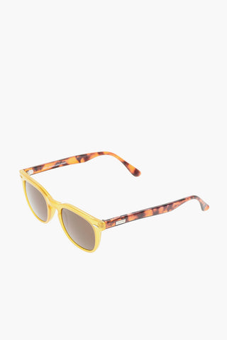 wayfarer MEMENTO AUDERE SEMPER sunglasses with tortoise temple