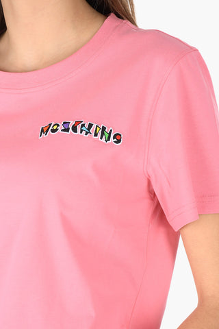 COUTURE! Crewneck T-shirt with Embroidered Logo