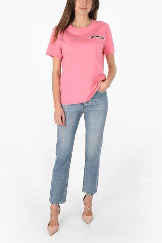 COUTURE! Crewneck T-shirt with Embroidered Logo