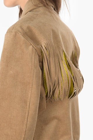 MM0 corduroy outerwear jacket