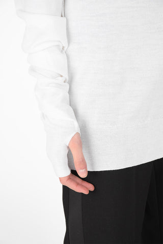 MM4 wool crew-neck sweater