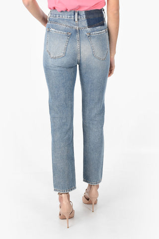 Light Wash Stretched High waist Jeans