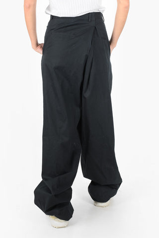 MM1 cotton high-rise waist harem pants