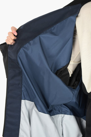 MM0 mesh details nylon oversized jacket
