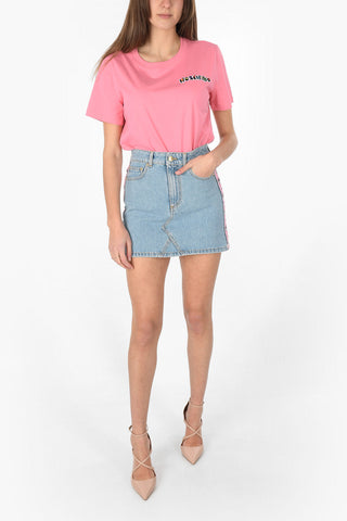 LOGOMANIA minigonna in denim