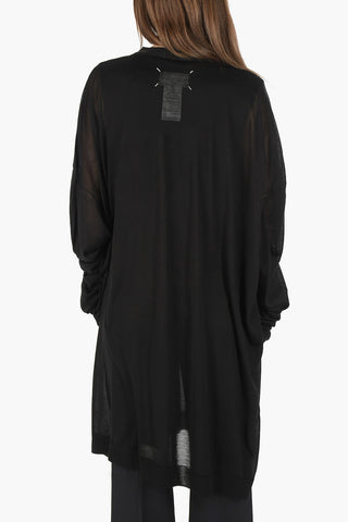 MM0 silk v-neck cardigan
